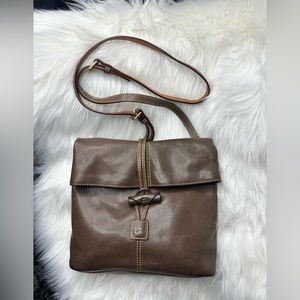 Dooney & Bourke Florentine  leather toggle crossbody purse